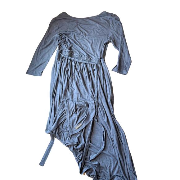 Matilda Jane Choose Your Own Path Go West Maxi Dress Gray 26623D Size Small - Picture 7 of 7